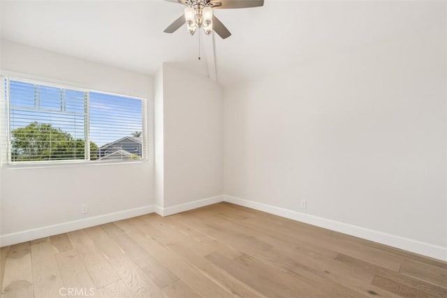 9 Phillips Cir, Laguna Niguel, CA 92677 - spare room featuring a ceiling fan and light wood-style floors