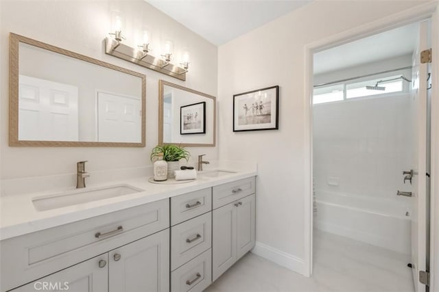 9 Phillips Cir, Laguna Niguel, CA 92677 - bathroom featuring double vanity and bathtub / shower combination