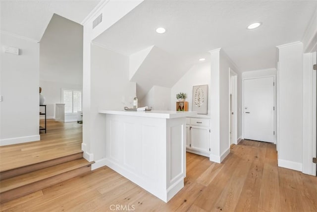 9 Phillips Cir, Laguna Niguel, CA 92677 - hall featuring light wood-style flooring and recessed lighting