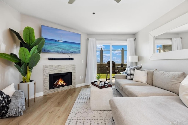 183 Mangano Cir, Encinitas, CA 92024 - living room with wood finished floors and a fireplace