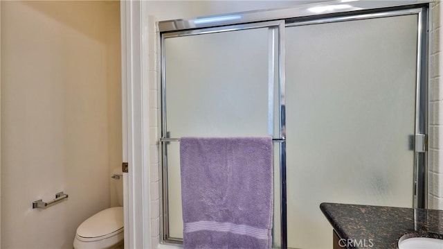28653 Bar Hbr, Temecula, CA 92591 - bathroom featuring toilet and a shower with shower door