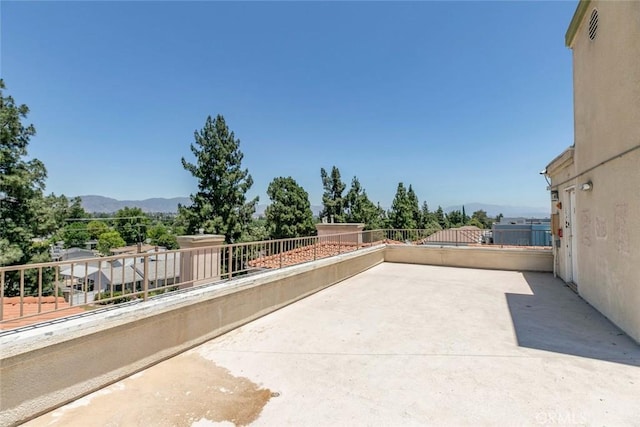 16940 Chatsworth St Unit 208, Granada Hills, CA 91344 - patio / terrace with a mountain view