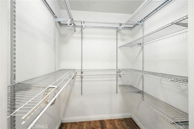 12720 Burbank Blvd Unit 121, Valley Village, CA 91607 - spacious closet with dark wood finished floors