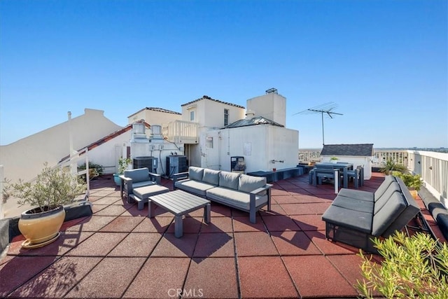 315 W 3rd St Unit 301, Long Beach, CA 90802 - view of patio / terrace featuring outdoor lounge area