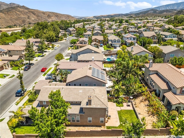 11209 Pinecone St, Corona, CA 92883 - aerial view of residential area featuring a mountain backdrop