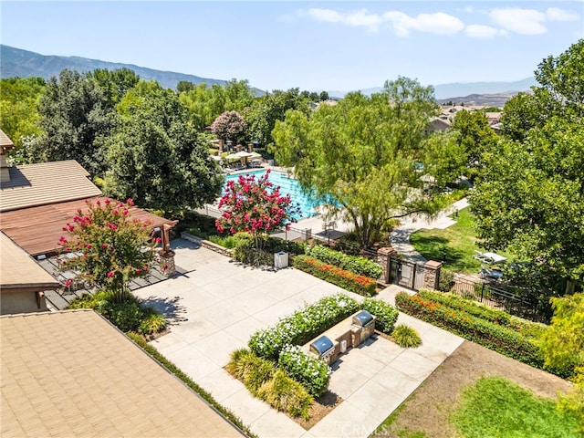 11209 Pinecone St, Corona, CA 92883 - aerial view of a mountainous background
