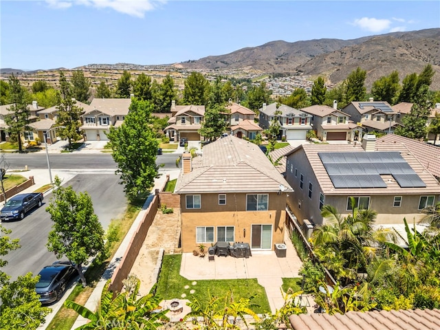11209 Pinecone St, Corona, CA 92883 - aerial perspective of suburban area featuring a mountainous background