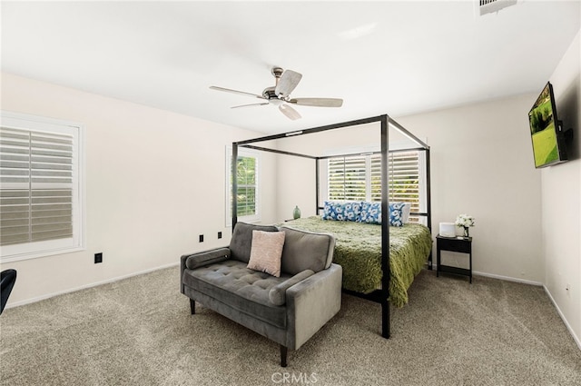 11209 Pinecone St, Corona, CA 92883 - bedroom with carpet and ceiling fan