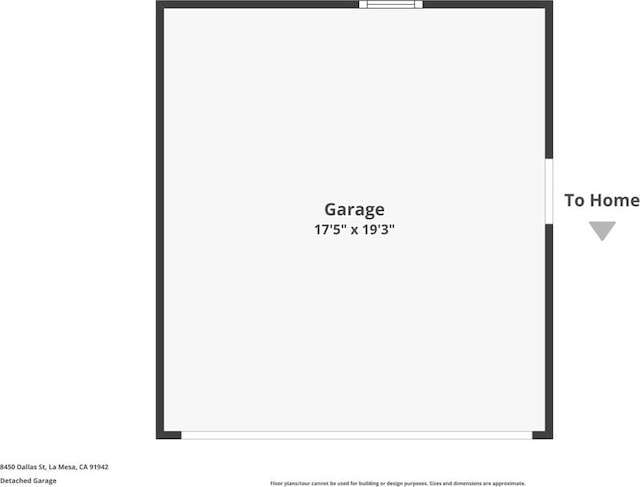8450 Dallas St, La Mesa, CA 91942 - view of floor plan / room layout
