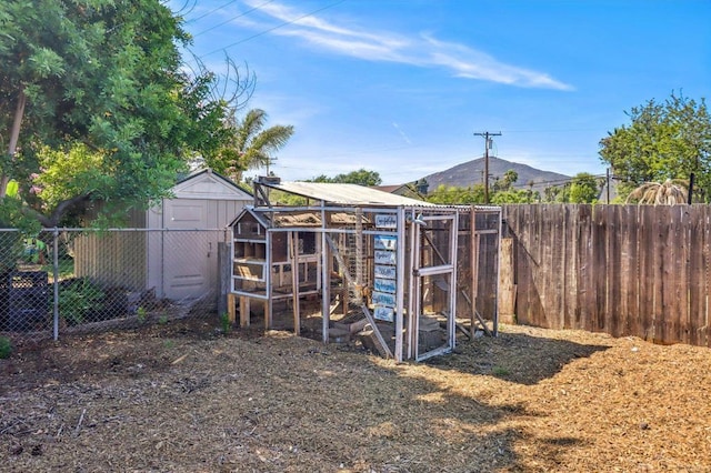 8450 Dallas St, La Mesa, CA 91942 - view of poultry coop with a fenced backyard