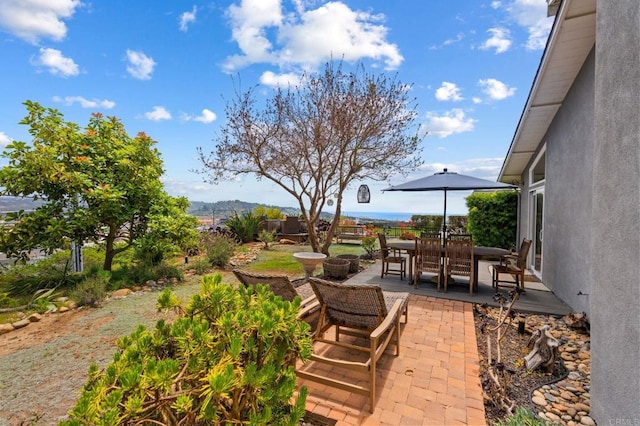 764 E Solana Cir, Solana Beach, CA 92075 - view of patio featuring outdoor dining space