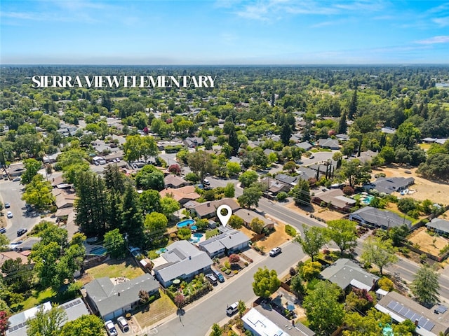 571 Redwood Way, Chico, CA 95926 - aerial view of residential area with a notable bridge