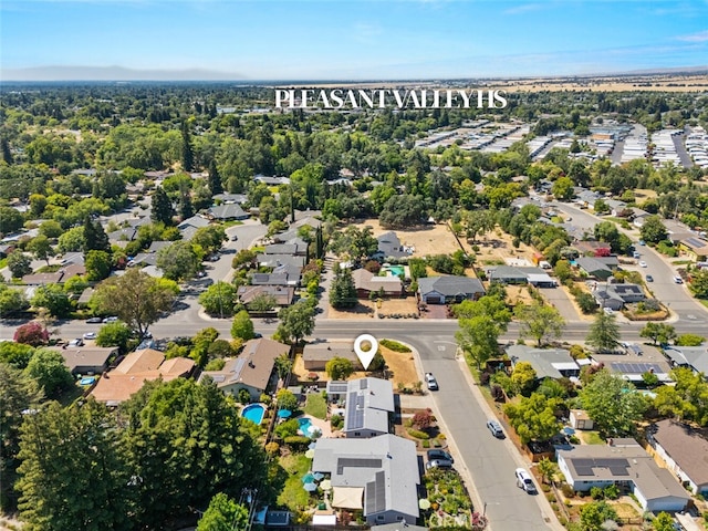 571 Redwood Way, Chico, CA 95926 - aerial view of residential area with a notable bridge