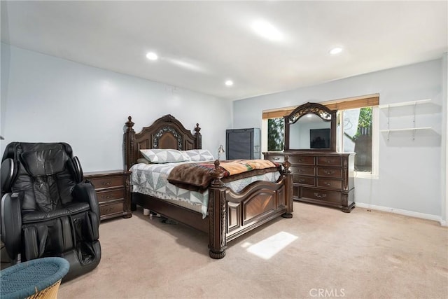 8303 Topeka Dr, Northridge, CA 91324 - bedroom featuring light colored carpet and recessed lighting