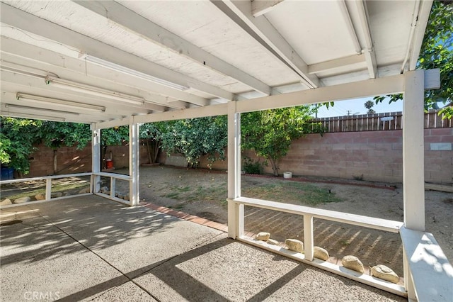 8303 Topeka Dr, Northridge, CA 91324 - fenced backyard with a patio