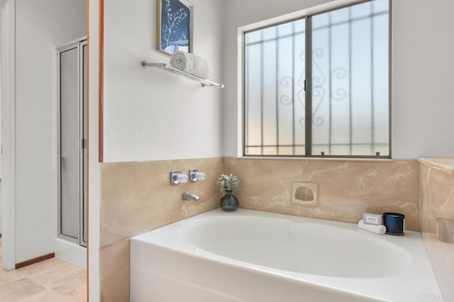 5420 Mirar Ct, Bonita, CA 91902 - full bathroom featuring a garden tub and a stall shower