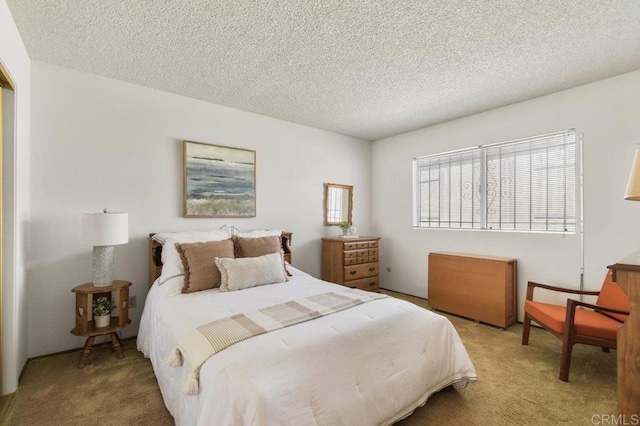 5420 Mirar Ct, Bonita, CA 91902 - carpeted bedroom featuring a textured ceiling