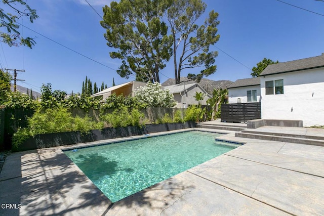 10609 Fernglen Ave, Tujunga, CA 91042 - view of pool with a fenced backyard and a patio area