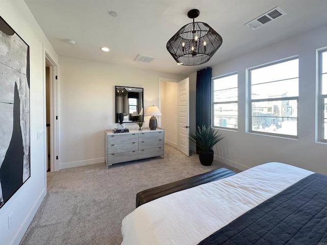 791 Cornelia Way, Rancho Mission Viejo, CA 92694 - carpeted bedroom featuring a chandelier and recessed lighting