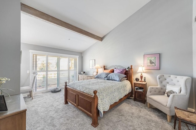 4843 Flying Cloud Way, Carlsbad, CA 92008 - bedroom featuring light carpet and access to outside
