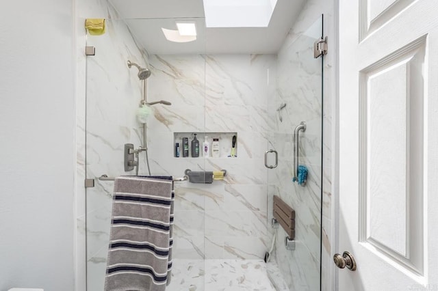 4843 Flying Cloud Way, Carlsbad, CA 92008 - full bath with a marble finish shower