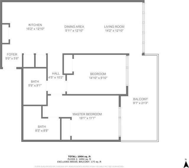 411 W Seaside Way Unit 402, Long Beach, CA 90802 - view of floor plan / room layout
