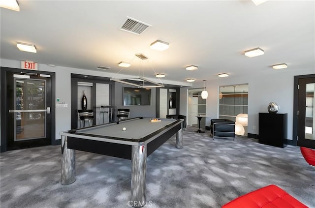 411 W Seaside Way Unit 402, Long Beach, CA 90802 - playroom featuring carpet floors and pool table