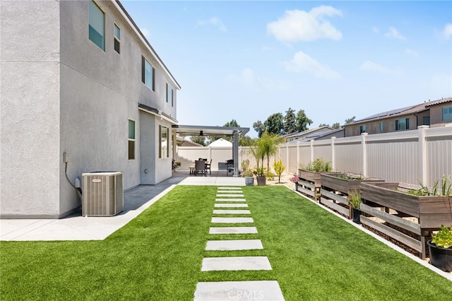 32886 Birchall Ct, Winchester, CA 92596 - fenced backyard featuring a patio area and a vegetable garden