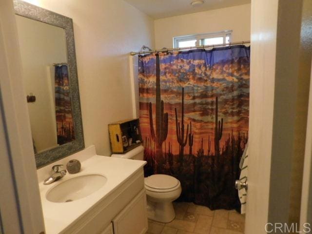 1203 Buckwheat Trl, Campo, CA 91906 - full bathroom with vanity and curtained shower