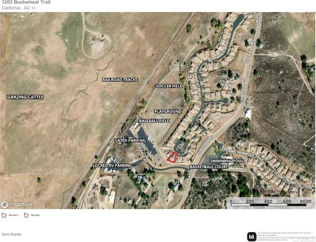 1203 Buckwheat Trl, Campo, CA 91906 - map of property location