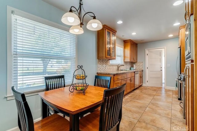 923 Farroll Ave, Arroyo Grande, CA 93420 - dining area featuring recessed lighting and light tile patterned floors