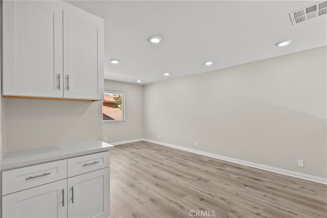 17910 River Cir Unit 5, Canyon Country, CA 91387 - interior space with light wood-style flooring and recessed lighting