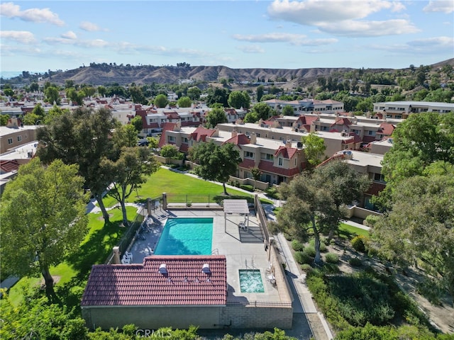 17910 River Cir Unit 5, Canyon Country, CA 91387 - aerial perspective of suburban area with mountains