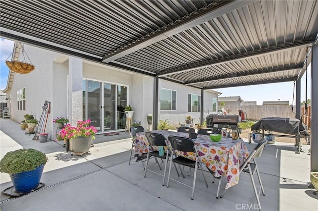 1938 N Frontier St, Hanford, CA 93230 - view of patio with outdoor dining area and area for grilling