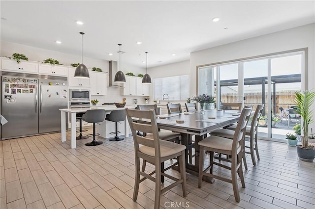 1938 N Frontier St, Hanford, CA 93230 - dining space featuring recessed lighting