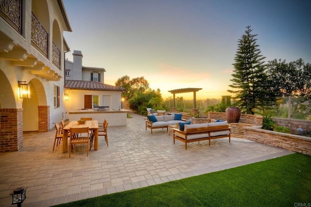 14317 Salida Del Sol, San Diego, CA 92127 - view of patio / terrace featuring outdoor lounge area and outdoor dining area