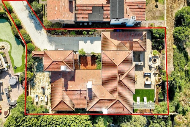 14317 Salida Del Sol, San Diego, CA 92127 - aerial view of property's location featuring property boundaries highlighted