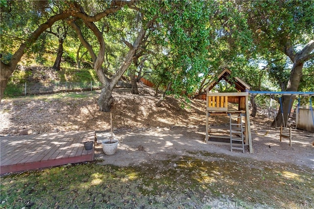 2350 Oak Park Rd, Glendora, CA 91741 - view of yard featuring a playground