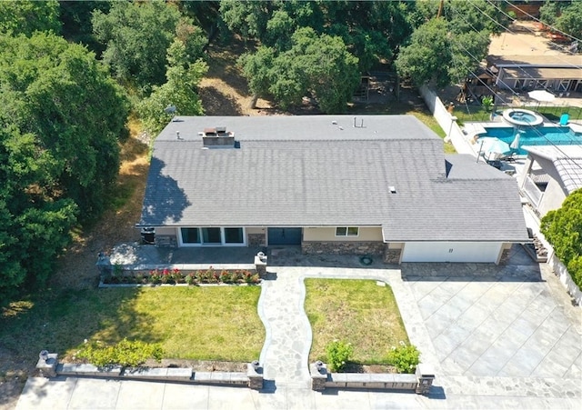 2350 Oak Park Rd, Glendora, CA 91741 - aerial view of property and surrounding area