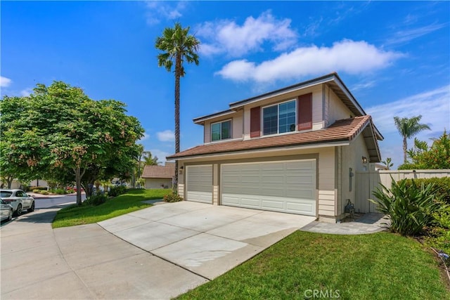 401 Lupine Way, Oceanside, CA 92057 - traditional-style house with driveway and a garage