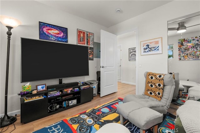401 Lupine Way, Oceanside, CA 92057 - living room featuring light wood finished floors and baseboards