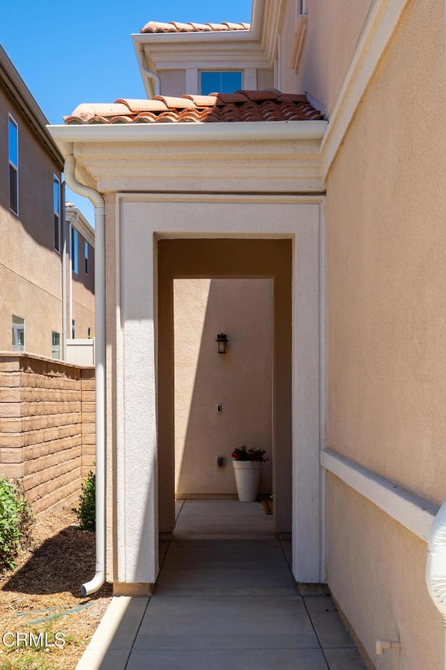 1979 Tangelo Way, Santa Paula, CA 93060 - property entrance with stucco siding and a tiled roof