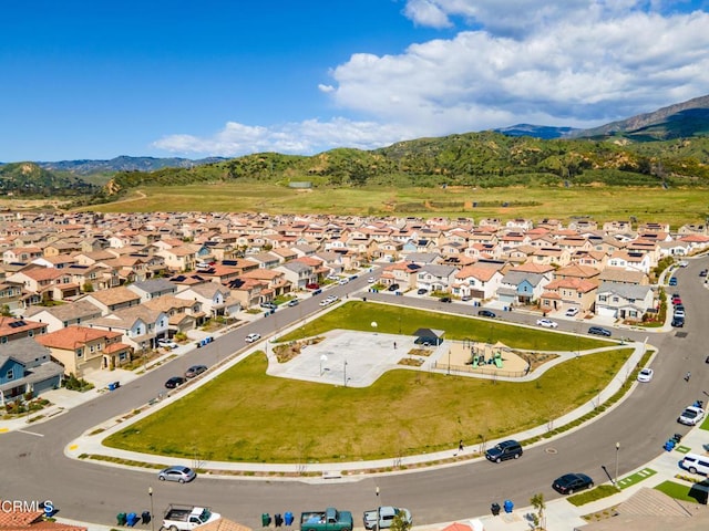 1979 Tangelo Way, Santa Paula, CA 93060 - aerial view of property's location featuring a mountainous background and nearby suburban area
