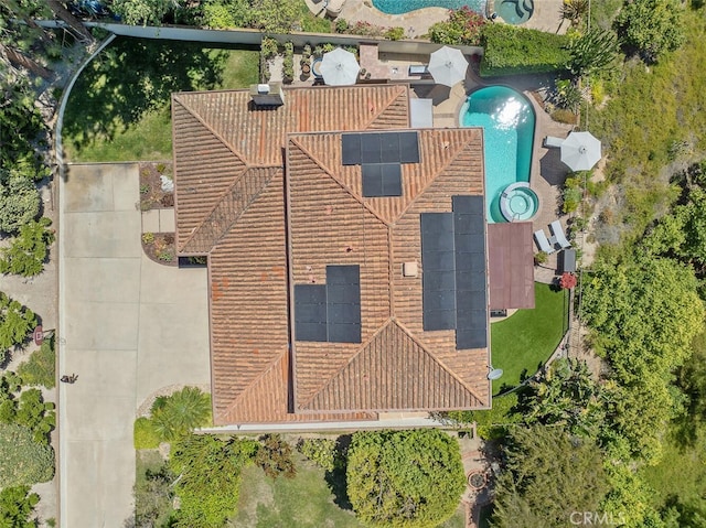 1579 Via Parque, Thousand Oaks, CA 91360 - aerial view of property and surrounding area with a pool