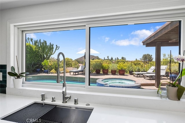 1579 Via Parque, Thousand Oaks, CA 91360 - kitchen view of a sink and light countertops