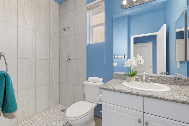 32522 Safflower St, Winchester, CA 92596 - bathroom featuring vanity and a tile shower
