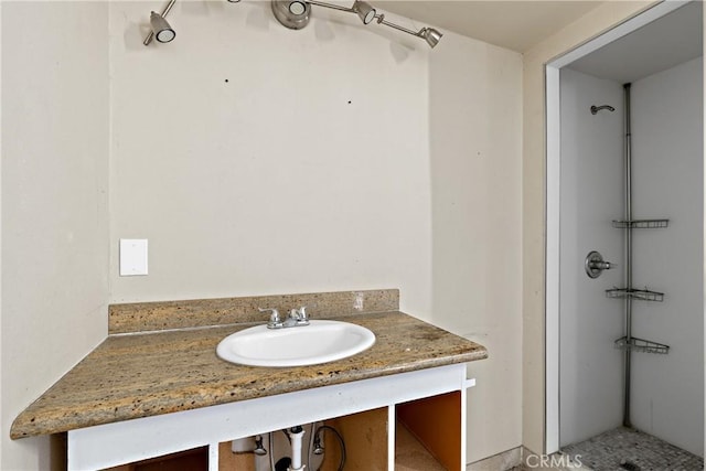 32522 Safflower St, Winchester, CA 92596 - bathroom with a shower and vanity