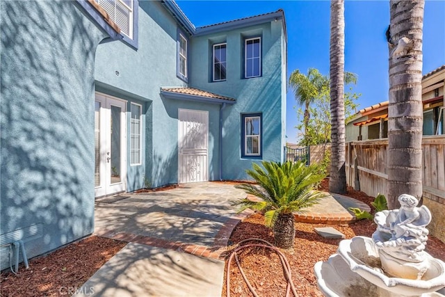 32522 Safflower St, Winchester, CA 92596 - view of patio / terrace featuring french doors