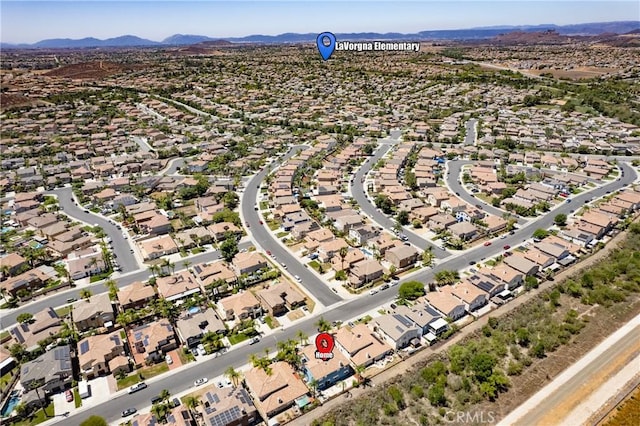 32522 Safflower St, Winchester, CA 92596 - aerial perspective of suburban area featuring mountains