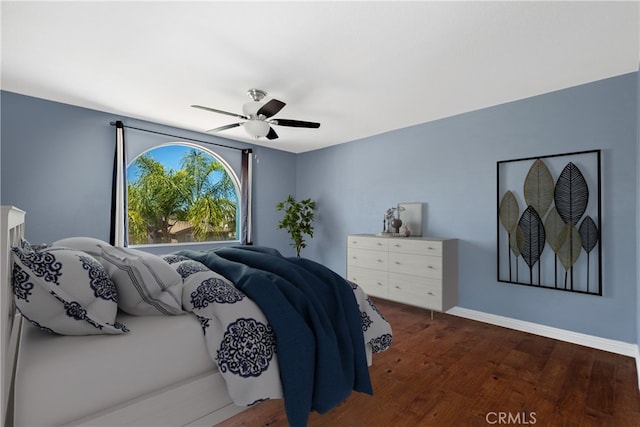 32522 Safflower St, Winchester, CA 92596 - bedroom with wood finished floors and ceiling fan